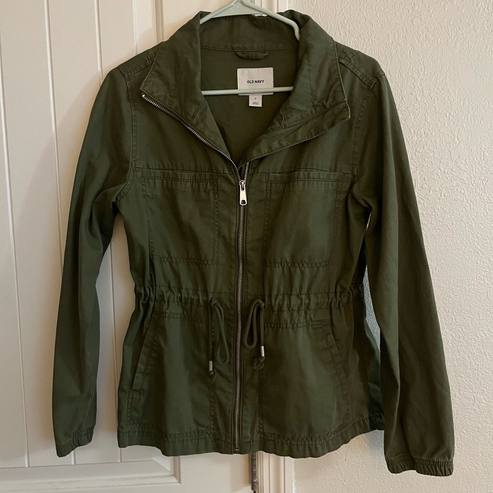 Army green jacket